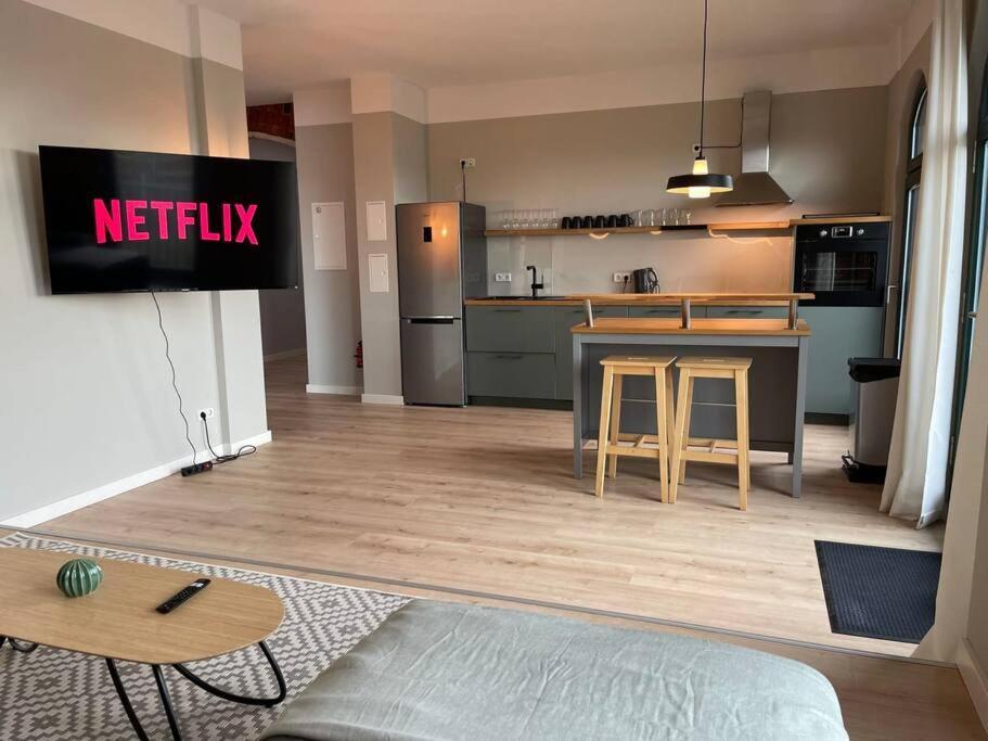 Apartamento Loft 7 15Min Hbf 2Br Smart Tv Wifi Leipzig Exterior foto